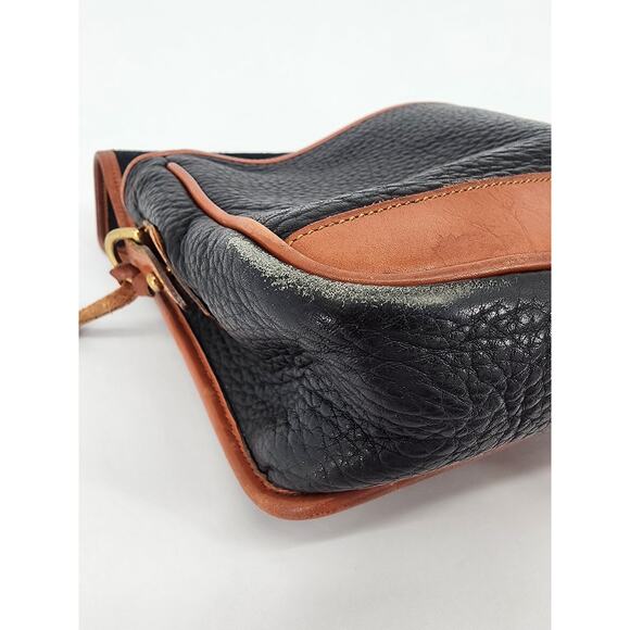 Vintage Dooney & Bourke Black All Weather Leather Top Handle Bag - Picture 14 of 16